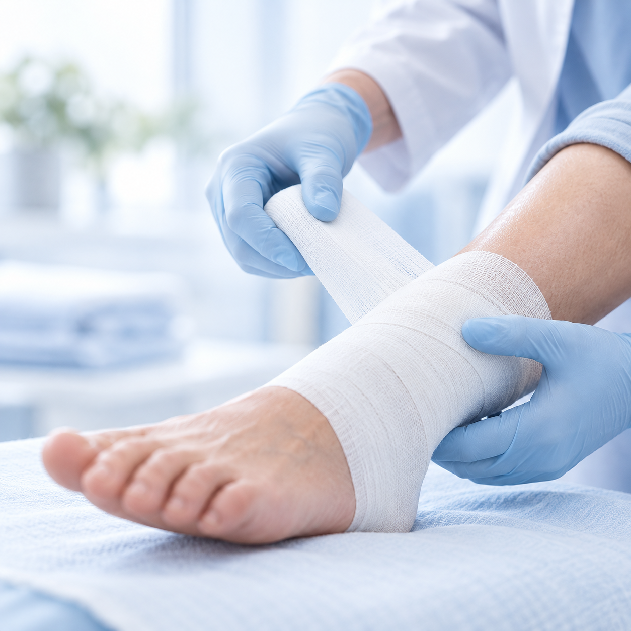 Wound care bandaging